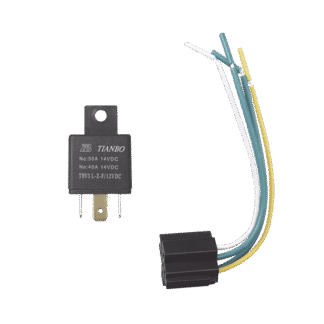 Relevador de 5 pines automotriz de 12 volts